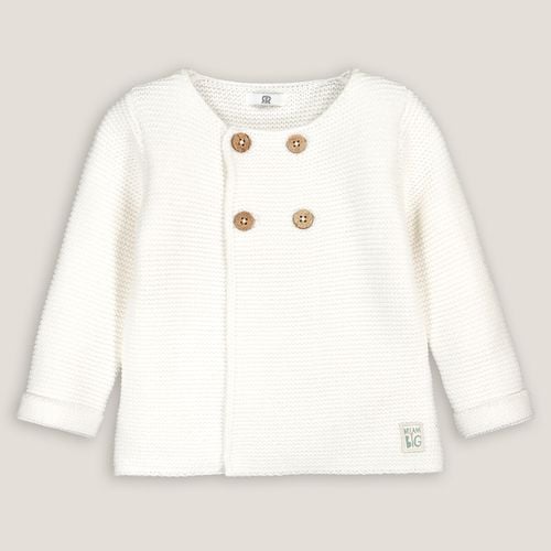 Cardigan in maglia di cotone bio 0-2 anni - LA REDOUTE COLLECTIONS - Modalova