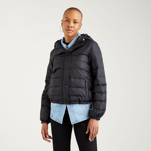 Piumino Metallizzato Con Cappuccio Edie Packable Jacket Donna Taglie S - levi's - Modalova