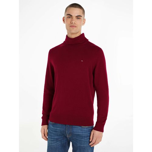 Pull Dolcevita In Cotone Pima E Cachemire Uomo Taglie L - tommy hilfiger - Modalova