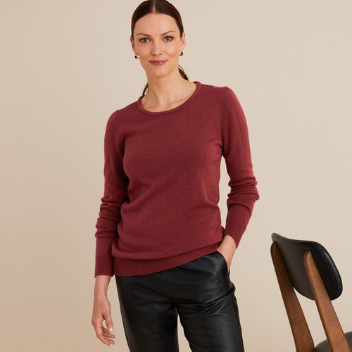 Pull Scollo Rotondo In Maglia Fine Donna Taglie 46/48 (FR) - 50/52 (IT) - anne weyburn - Modalova