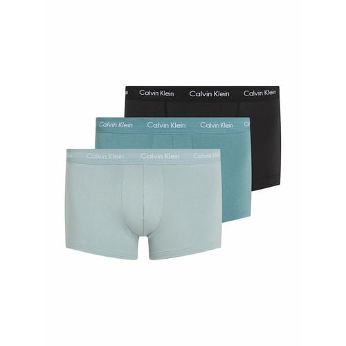 Confezione Da 3 Boxer Tinta Unita Low Rise - calvin klein underwear - Modalova