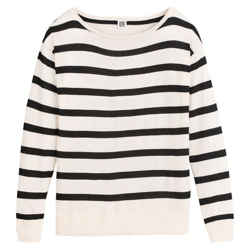 Maglione a righe scollo a barchetta, fluido - LA REDOUTE COLLECTIONS - Modalova