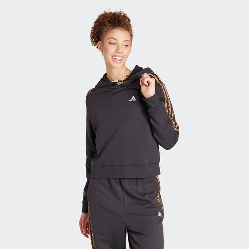 Felpa Con Cappuccio Essentials 3-stripe Donna Taglie M - adidas sportswear - Modalova