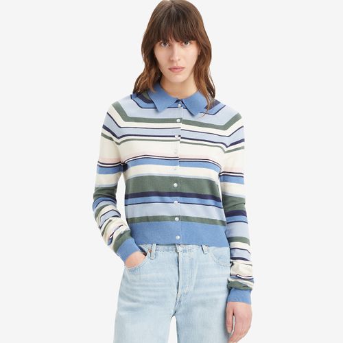 Maglione A Righe, Collo Polo Donna Taglie S - levi's - Modalova