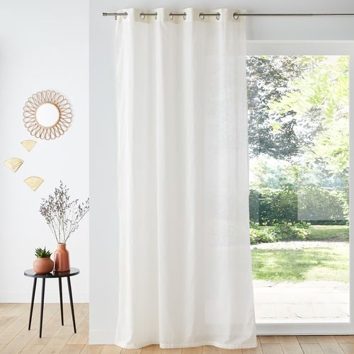 Tenda Occhielli Puro Cotone Scenario Taglie 180 x 135 cm - la redoute interieurs - Modalova