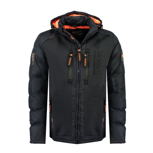 Giubbotto Bi-materiale Con Cappuccio Beachwood Uomo Taglie L - geographical norway - Modalova