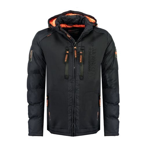 Giubbotto Bi-materiale Con Cappuccio Beachwood Uomo Taglie M - geographical norway - Modalova