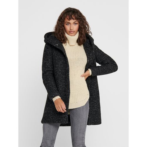 Cappotto Lungo In Bouclé Con Cappuccio Donna Taglie XS - only - Modalova