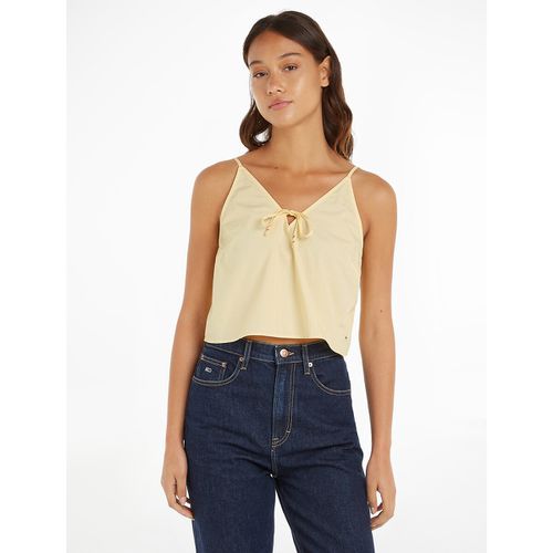 Top corto, sottili spalline - TOMMY JEANS - Modalova