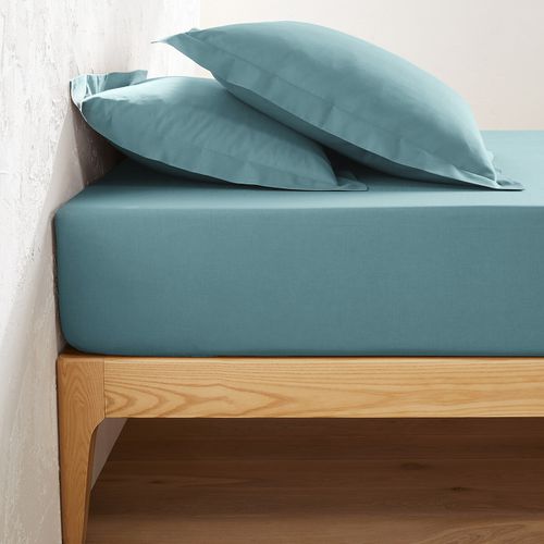 Lenzuolo Con Angoli In Cotone Balza Da 25 Cm Taglie 80 x 190 cm - la redoute interieurs - Modalova