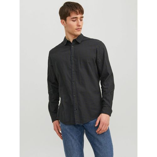 Camicia slim a quadri Gingham Twill - JACK & JONES - Modalova