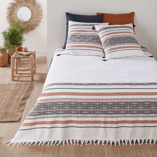 Copriletto In Cotone Jacquard, Izama Taglie 180 x 230 cm - la redoute interieurs - Modalova