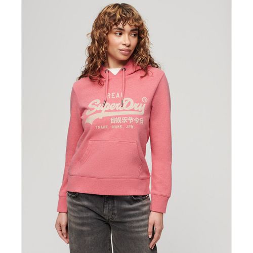 Felpa Con Cappuccio Embroidered Vl Graphic Donna Taglie 38 (FR) - 42 (IT) - superdry - Modalova