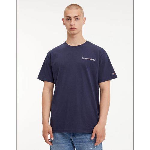 T-shirt colord logo ricamo al petto - TOMMY JEANS - Modalova