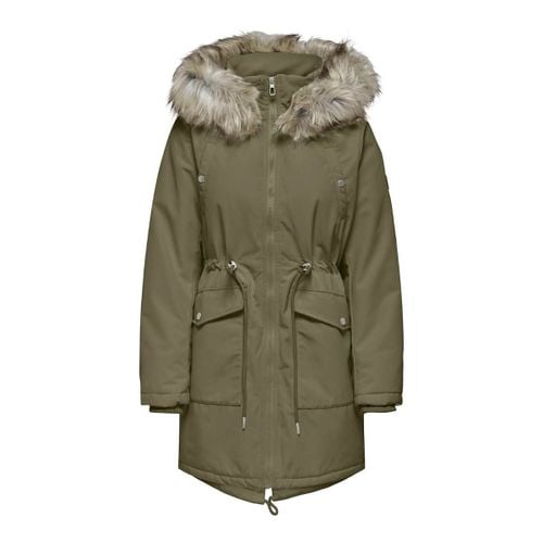 Parka Lungo Con Cappuccio Donna Taglie S - only - Modalova