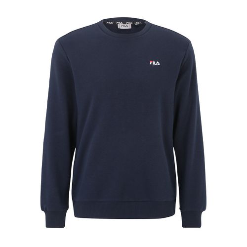 Felpa Girocollo Piccolo Logo Brustem Blu Uomo Taglie XS - fila - Modalova