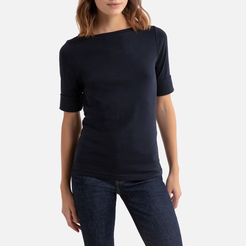 T-shirt Collo A Barchetta Maniche A 3/4 Donna Taglie XL - lauren ralph lauren - Modalova