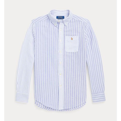 Camicia in Oxford di cotone a righe fantasia - POLO RALPH LAUREN - Modalova