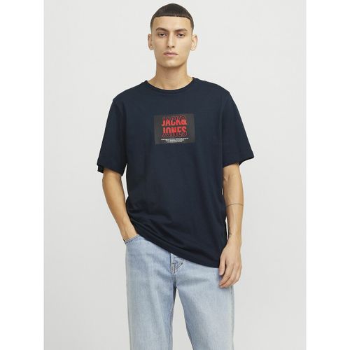 T-shirt girocollo stampata - JACK & JONES - Modalova