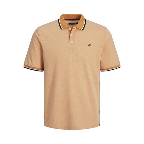 Polo Dritta Maglia Piqué Jprbluwin Beige Uomo Taglie S - jack & jones - Modalova