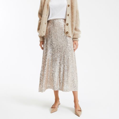 Gonna Lunga Con Paillettes Donna Taglie 52 (IT) - 48 (FR) - la redoute collections - Modalova