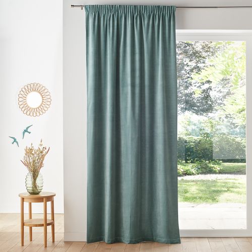 Tenda Velluto Bordo Arricciato, Velvet Taglie 350 x 135 cm - la redoute interieurs - Modalova