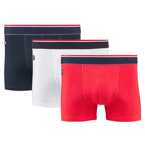 Confezione Da 3 Boxer Tinta Unita Marius Uomo Taglie S - le slip francais - Modalova