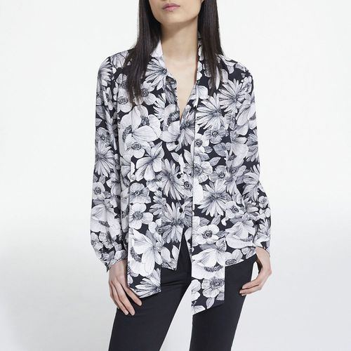 Camicia fantasia con lavallière - THE KOOPLES - Modalova