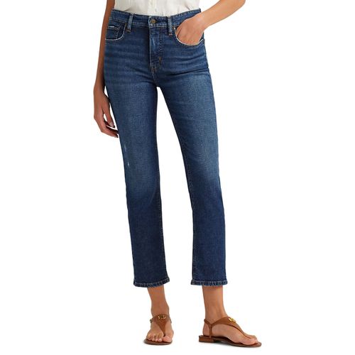 Jeans dritti a vita alta 7/8 ANKLE STRAIGHT - LAUREN RALPH LAUREN - Modalova