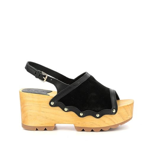 Zoccoli con tacco in legno Kick Wedge Wood - KICKERS - Modalova