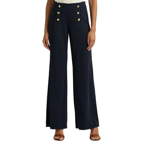 Pantaloni Larghi A Ponte Vita Alta Corydon Donna Taglie XL - lauren ralph lauren - Modalova