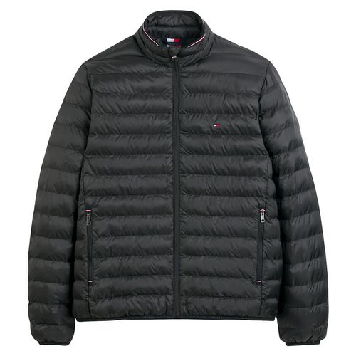 Piumino Leggero Collo Alto Compattabile Uomo Taglie L - tommy hilfiger - Modalova