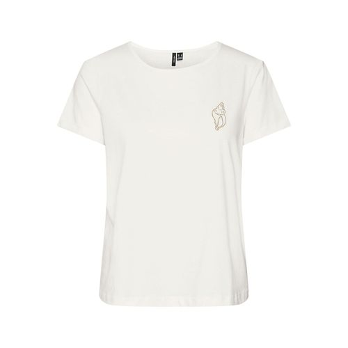 T-shirt Maniche Corte, Scritta Al Petto Donna Taglie XS - vero moda - Modalova