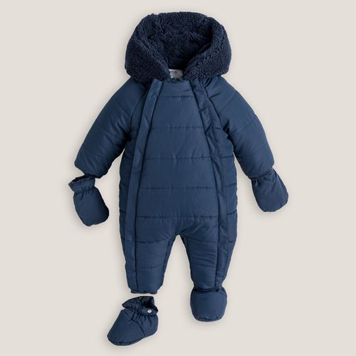 Tutina Calda Con Cappuccio Taglie 1 mese - 54 cm - la redoute collections - Modalova