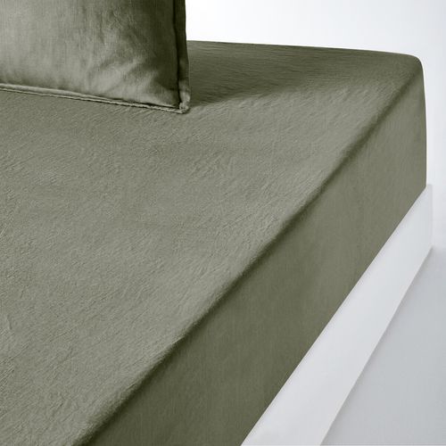 Lenzuolo Con Angoli Lino Lavato, Balza 35 Cm, Linot Taglie 140 x 200 cm - la redoute interieurs - Modalova