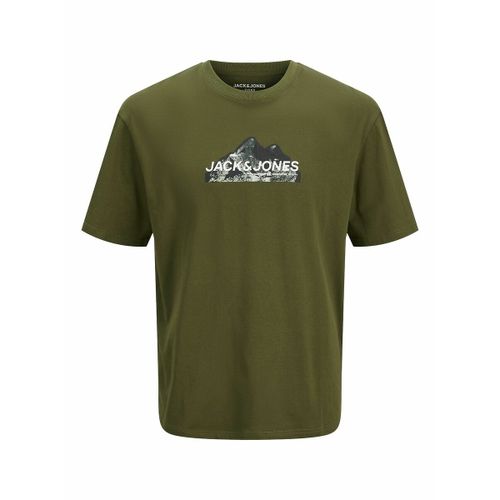 T-shirt Stampa Montagne Uomo Taglie S - jack & jones - Modalova