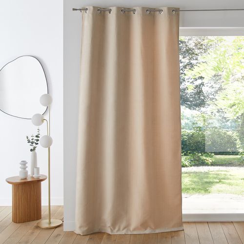 Tenda Con Occhielli Effetto Ciniglia, Figuera Taglie 180 x 140 cm - la redoute interieurs - Modalova