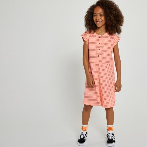 Abito Maniche Corte A Righe In Jersey Taglie 3 anni - 94 cm - la redoute collections - Modalova