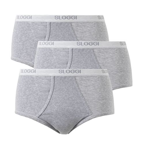 Slip Uomo Maxi Vita Alta (confezione Da 3) Uomo Taglie XL - sloggi - Modalova