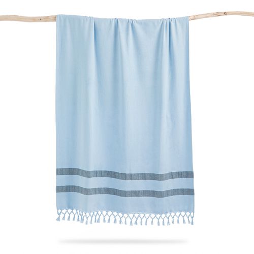 Fouta XL cotone bio, foderato spugna Antalya - LA REDOUTE INTERIEURS - Modalova