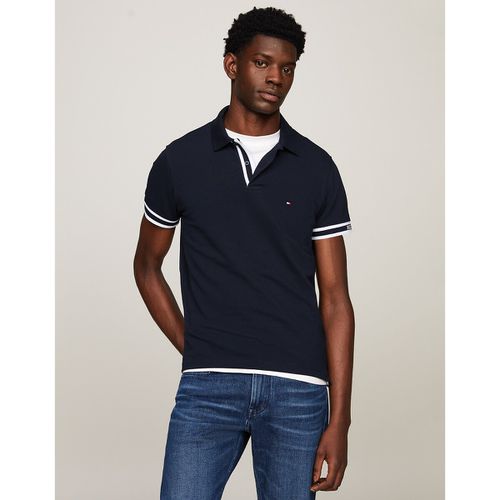 Polo Slim Piqué Uomo Taglie S - tommy hilfiger - Modalova