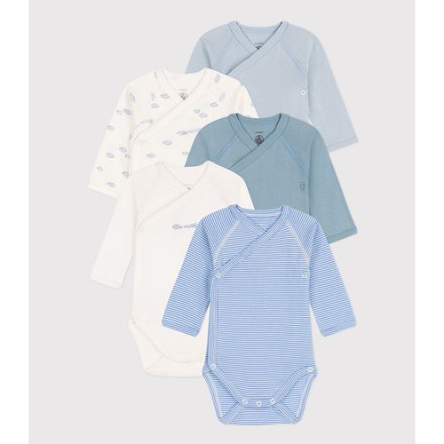 Confezione da 5 body in cotone - PETIT BATEAU - Modalova