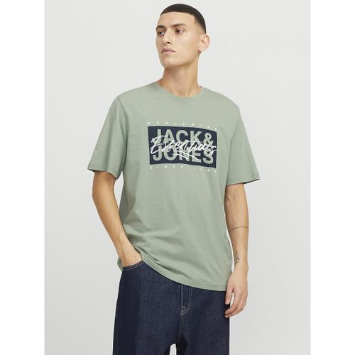 T-shirt stampata girocollo - JACK & JONES - Modalova