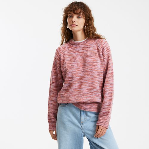 Maglione Girocollo In Maglia Chinée Donna Taglie S - la redoute collections - Modalova