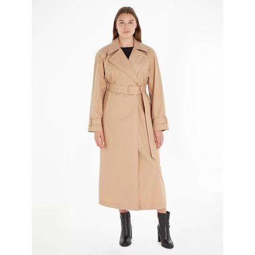 Trench lungo con bottoni - CALVIN KLEIN - Modalova