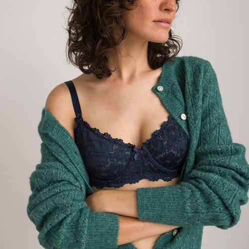 Reggiseno Imbottito, In Pizzo Donna Taglie 6 E - la redoute collections - Modalova