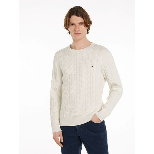 Maglione Girocollo Maglia Strutturata - tommy hilfiger - Modalova