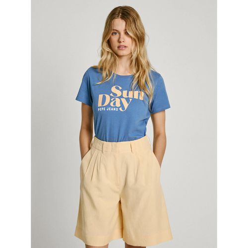 T-shirt Maniche Corte Con Messaggio Donna Taglie M - pepe jeans - Modalova