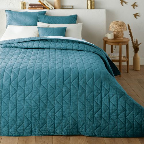 Copriletto Trapuntato Cotone Zig Zag Scenario Taglie 140 x 200 cm - la redoute interieurs - Modalova