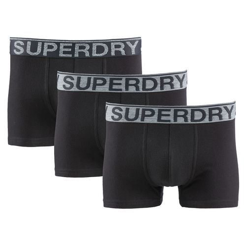 Confezione Da 3 Boxer Tinta Unita Uomo Taglie XL - superdry - Modalova